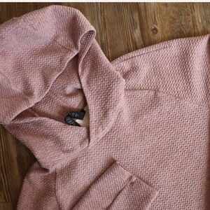 Lululemon Waffle Knit Hoodie Dusty Mauve Womens Size M